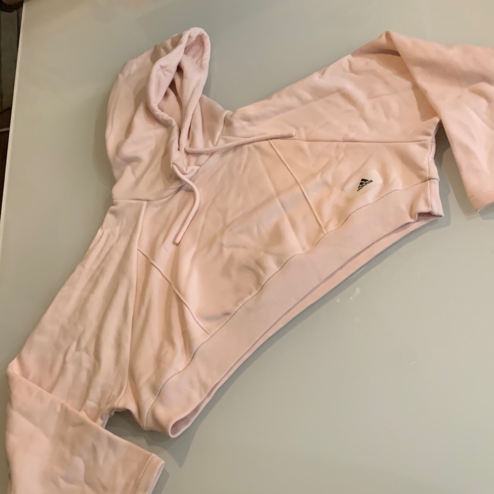 Adidas cropped hoodie